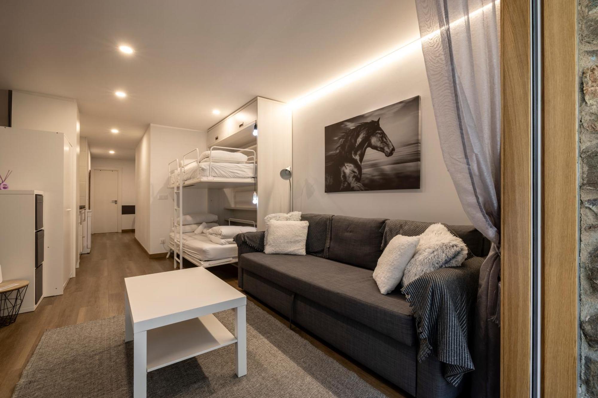 Sky. Apt Pas frente de pistas - Wifi+Netflix Pas De La Casa Exterior foto